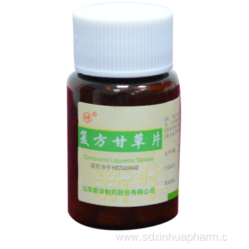 Compound Licorice Tablets Antitussive and expectorant drug